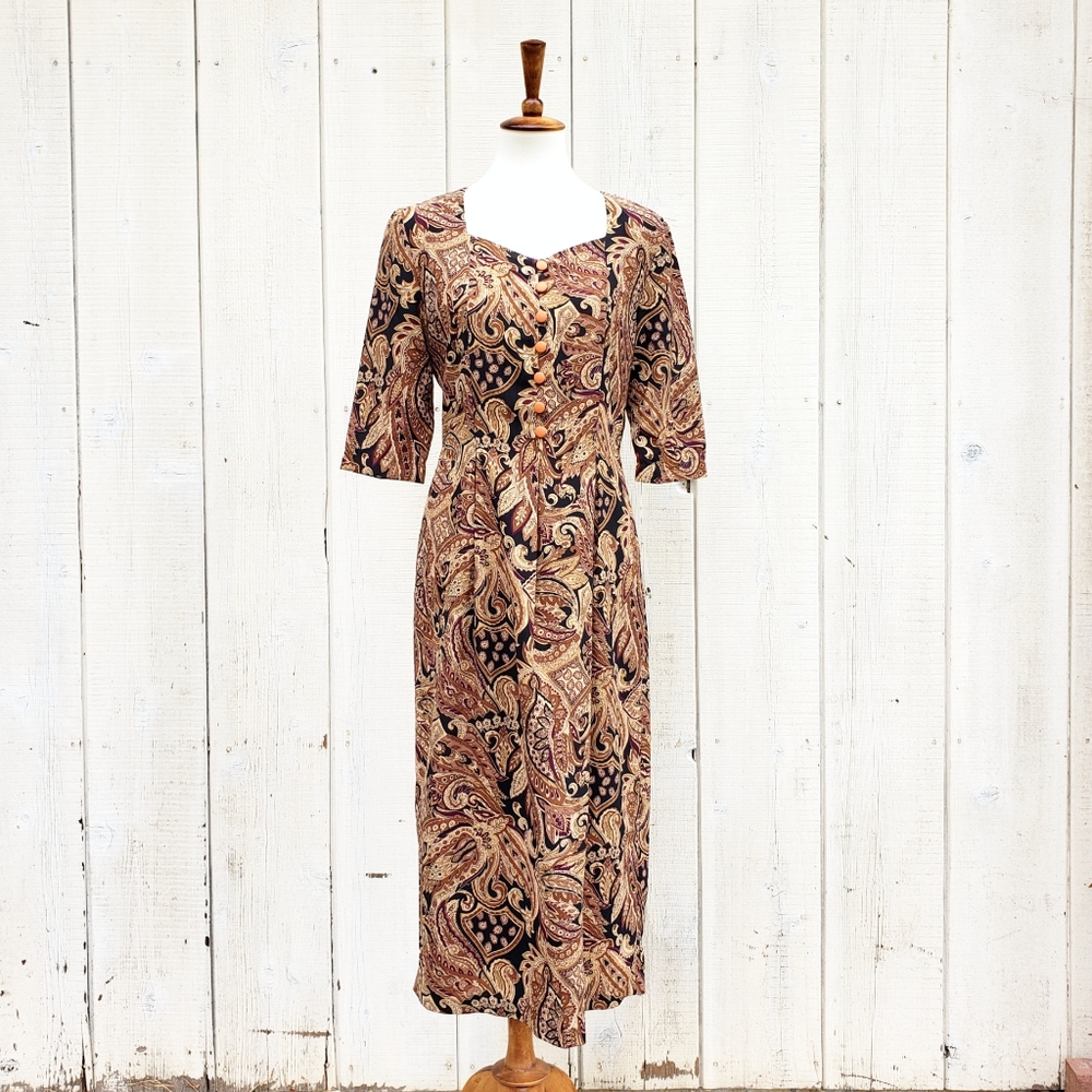 Vintage 90s Studio Pat Argenti Dress Size 8
